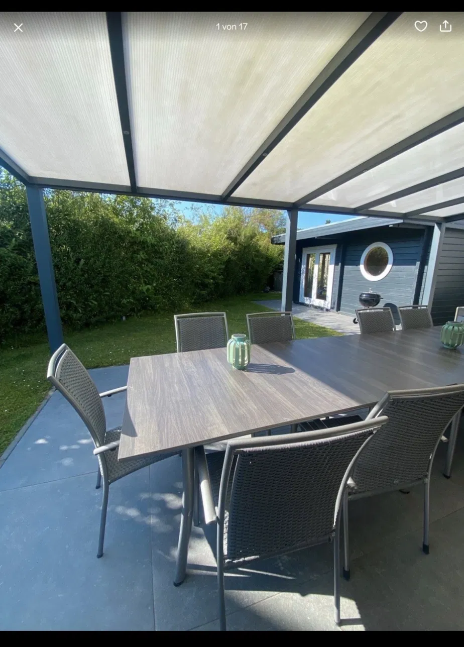 Überdachte Terrasse